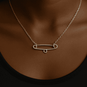 Vintage 925 Sterling Silver 16" Necklace with Paperclip Clasp – 1.60g Fine Chain