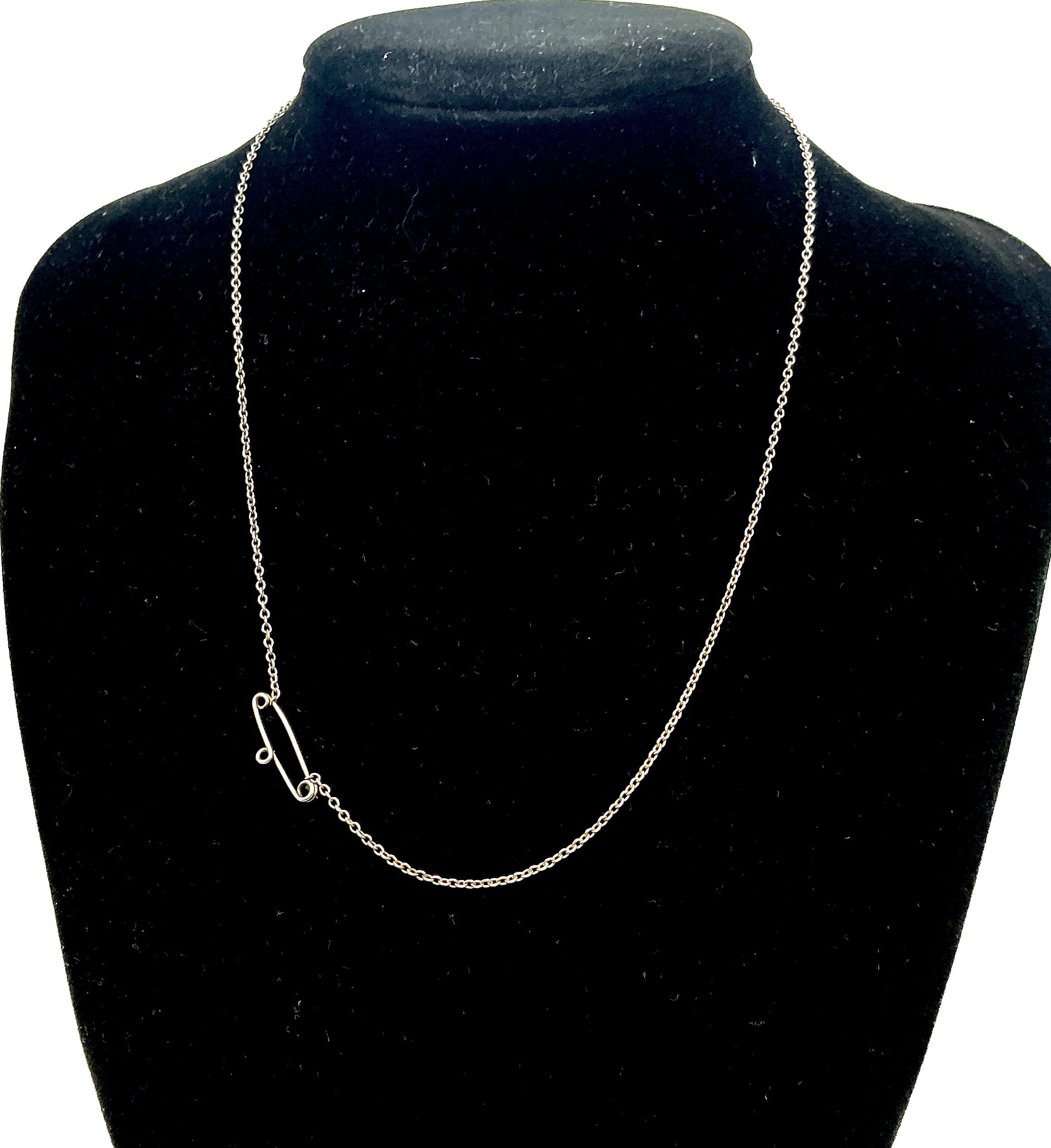 Vintage 925 Sterling Silver 16" Necklace with Paperclip Clasp – 1.60g Fine Chain - Image 4