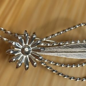 925 Sterling Silver vintage Curtis Curtman modernist pin brooch