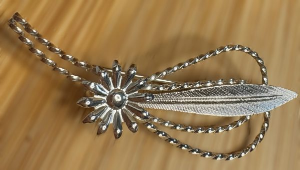 925 Sterling Silver vintage Curtis Curtman modernist pin brooch