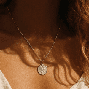 925 Sterling Silver St. Christopher Pendant Necklace – 22" Chain, 4.32g – Classic Travel Protection