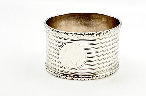 Victorian Sterling Silver Napkin Ring by Edwards & Ball – Birmingham 1839 – 29g - Image 8