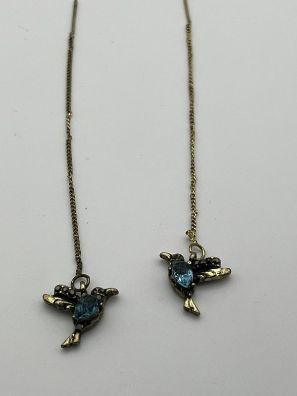 Hummingbird drop earrings - Image 4