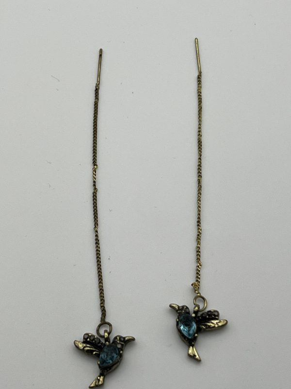 Hummingbird drop earrings - Image 2