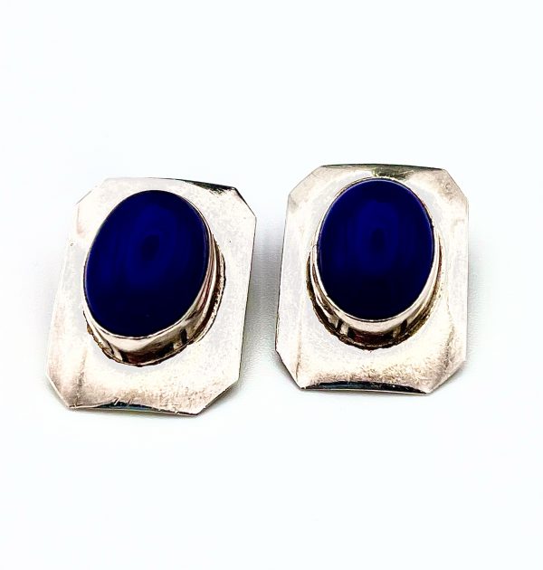 Lapis Lazuli & Sterling Silver Earings - Image 3