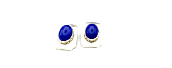 Lapis Lazuli & Sterling Silver Earings - Image 2