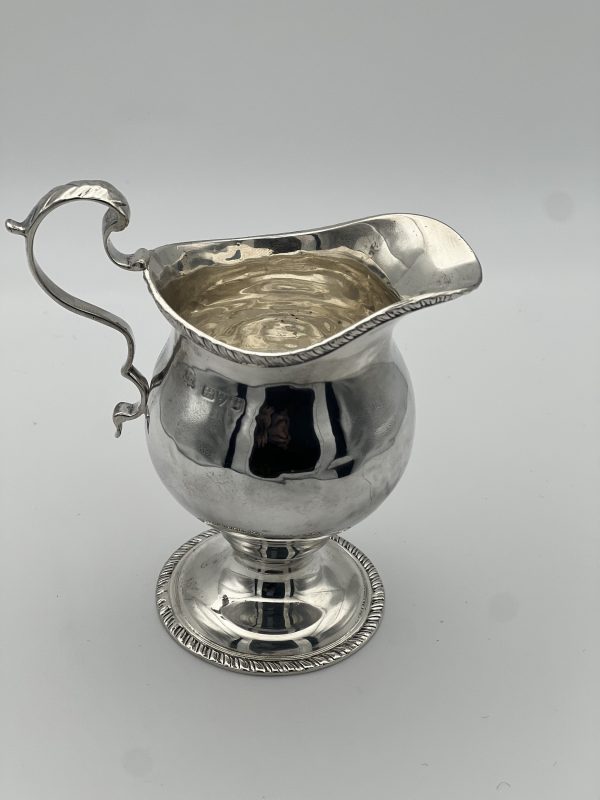 Solid Sterling Silver Cream Jug by Alfred Marston – Chester 1921 – 83.3g | Antique Collectible - Image 6