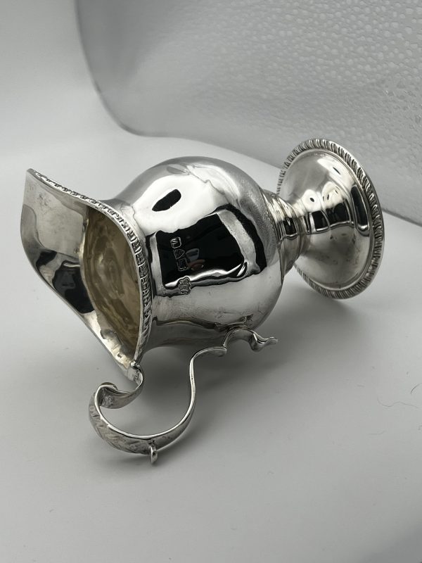 Solid Sterling Silver Cream Jug by Alfred Marston – Chester 1921 – 83.3g | Antique Collectible - Image 4