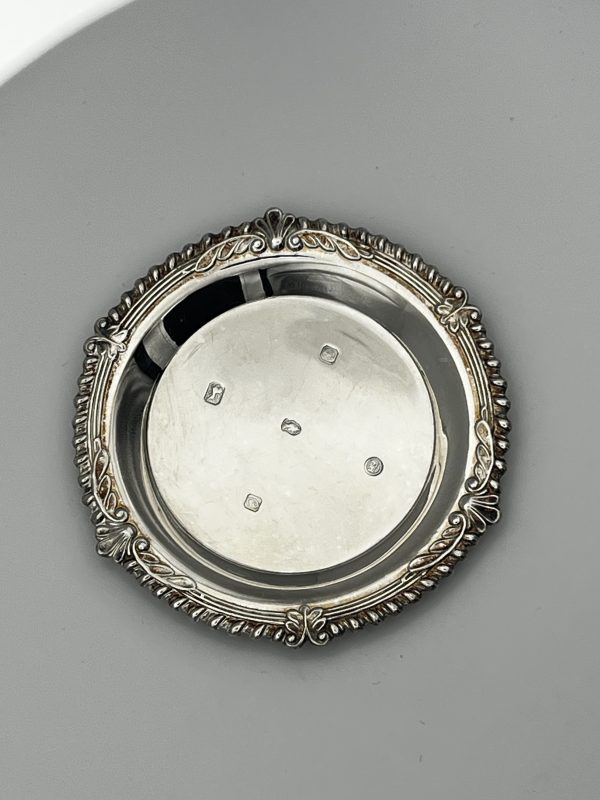 Solid silver pin dish