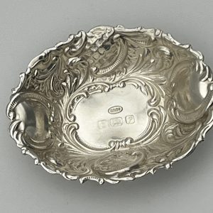Vintage sterling bonbon dish