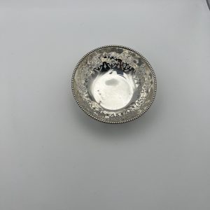 Sterling silver bonbon dish