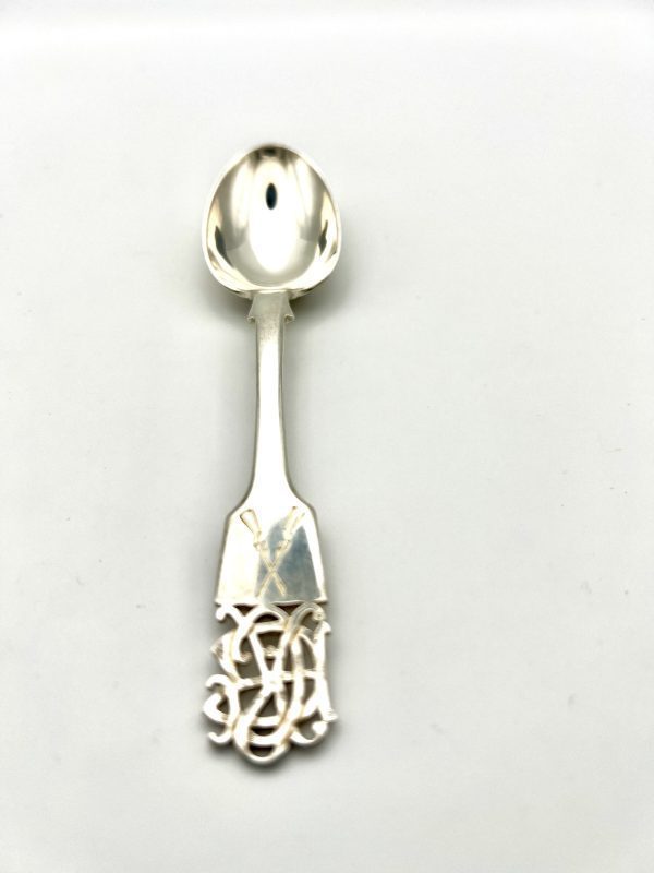 Solid silver caddy spoon - Image 3
