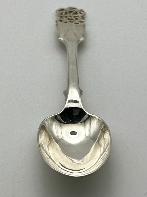 Solid silver caddy spoon - Image 4