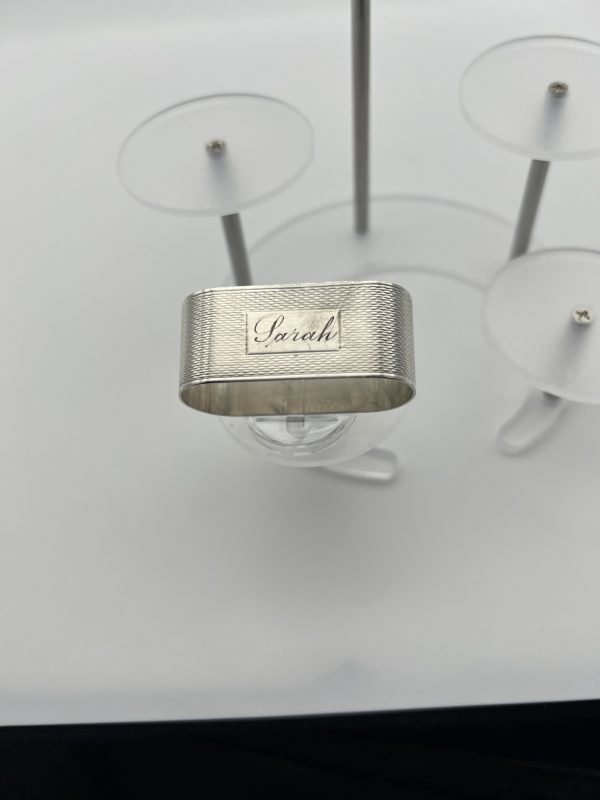 Sterling silver napkin ring