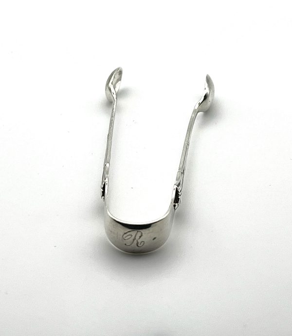 Small sterling silver sugar tongs - Image 3