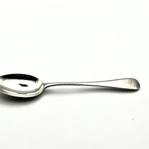 Solid silver spoon