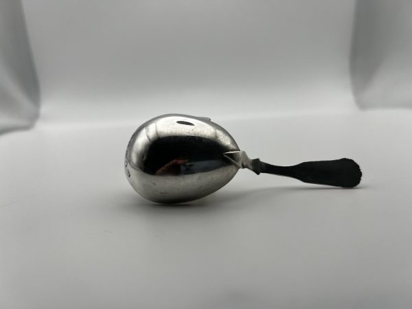 Antique 1818 Sterling Silver Caddy Spoon by Joseph Taylor – Birmingham Georgian Shell Design - Image 2
