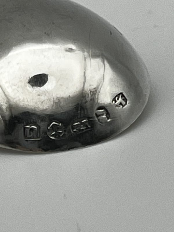 Antique 1818 Sterling Silver Caddy Spoon by Joseph Taylor – Birmingham Georgian Shell Design - Image 4