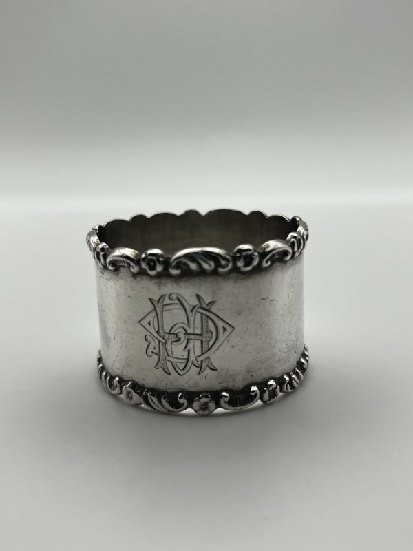 Sterling silver napkin ring - Image 3