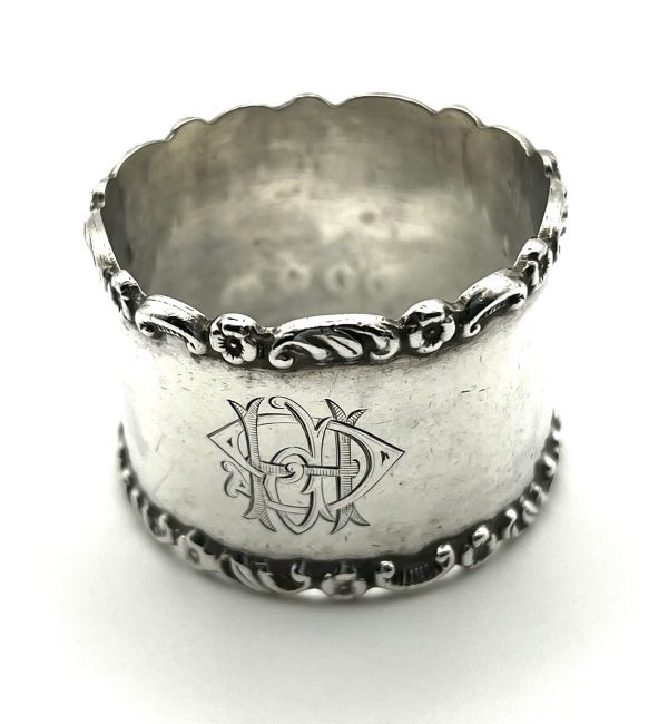Sterling silver napkin ring - Image 6