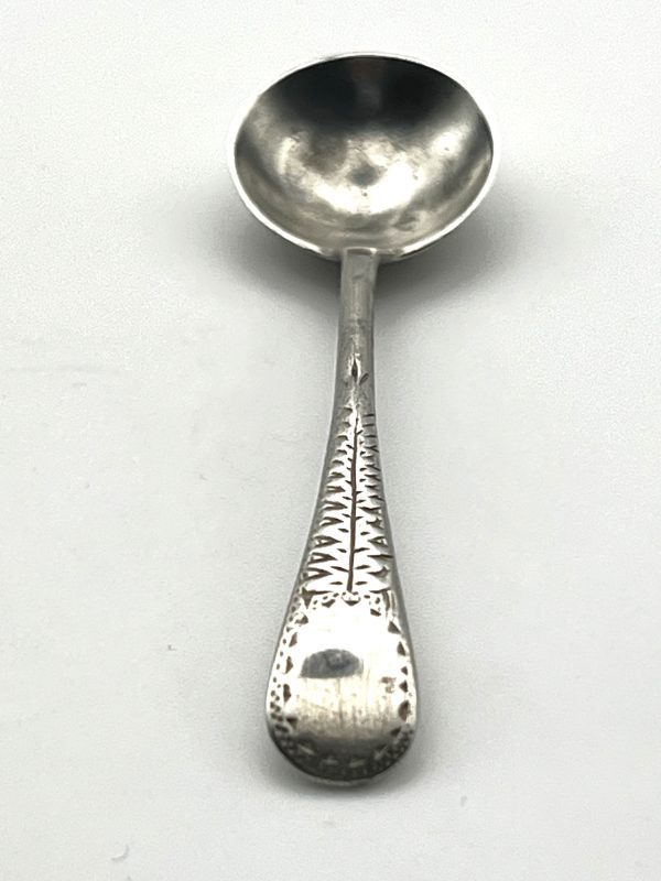 Small silver jam / salt spoon - Image 5
