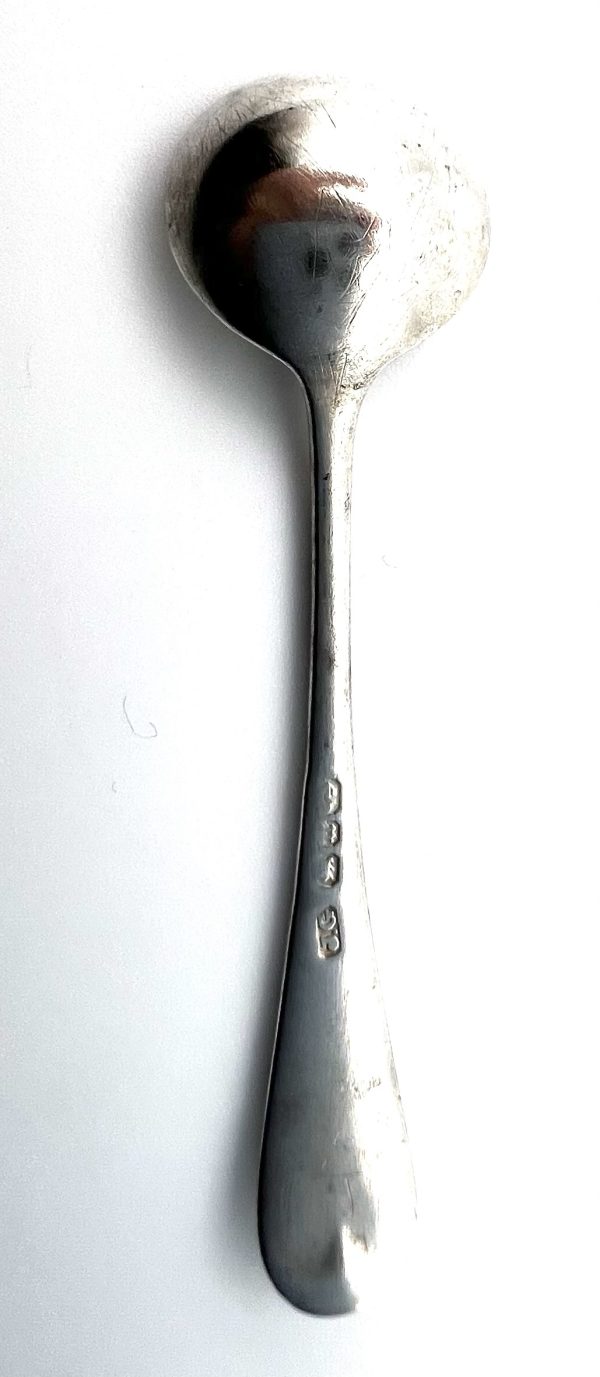 Small silver jam / salt spoon - Image 3