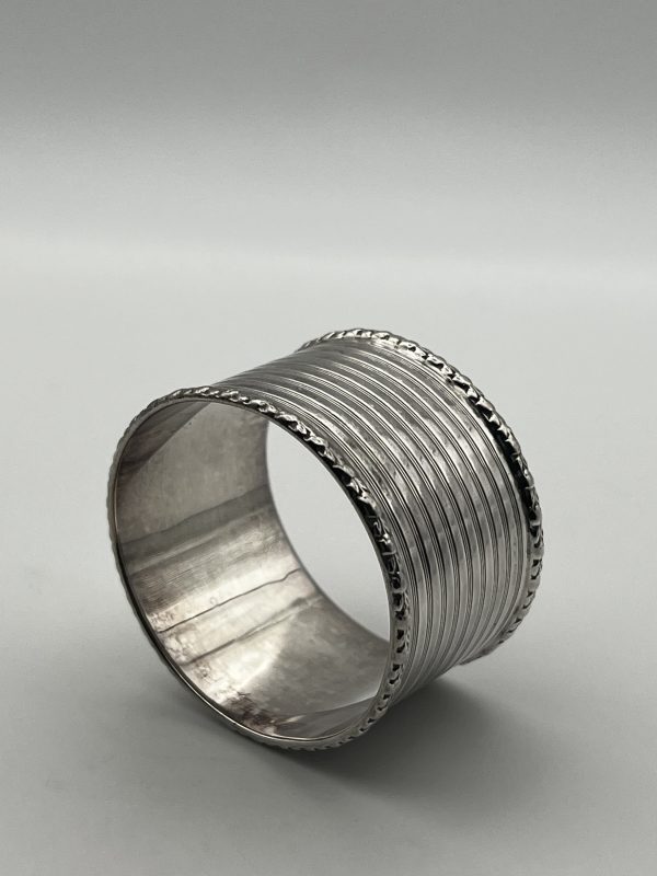 Victorian Sterling Silver Napkin Ring by Edwards & Ball – Birmingham 1839 – 29g - Image 2