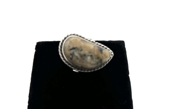 Sterling silver large Agate ring - Image 5