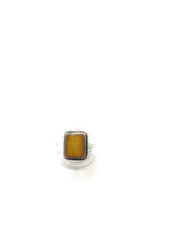 Silver agate ring - Image 2