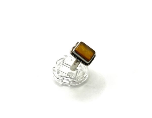 Silver agate ring - Image 4