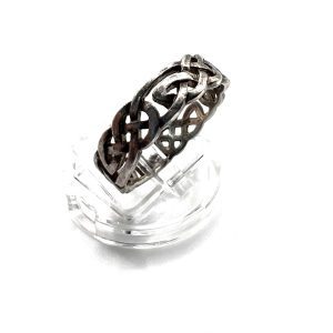 Silver Celtic band ring