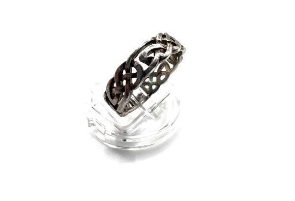 Silver Celtic band ring