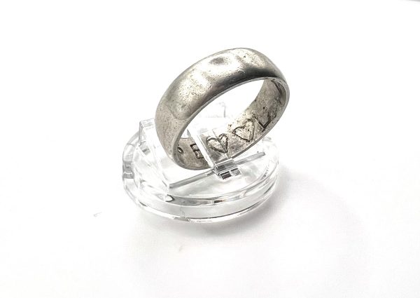 Pre-engraved wedding band