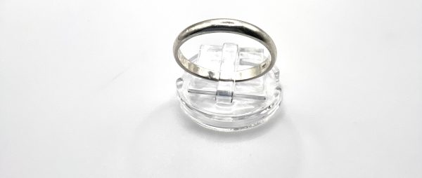 Silver wedding band - Image 2