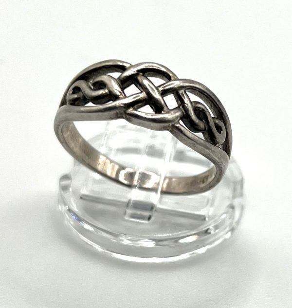 Vintage silver Celtic Knott