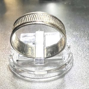 Antique silver band ring