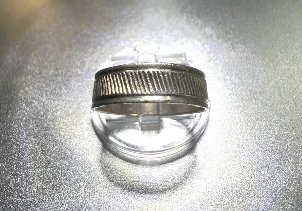 Antique silver band ring - Image 3