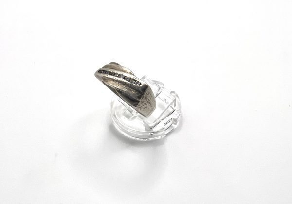Vintage Silver ring with Diamante stones - Image 4