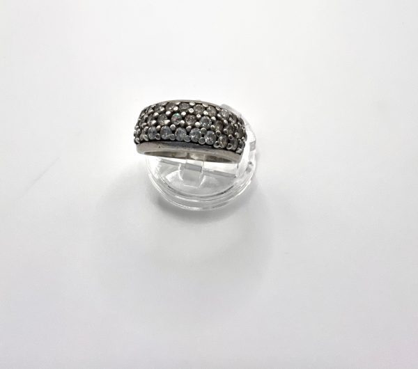 Vintage white cubic zirconia ring - Image 3