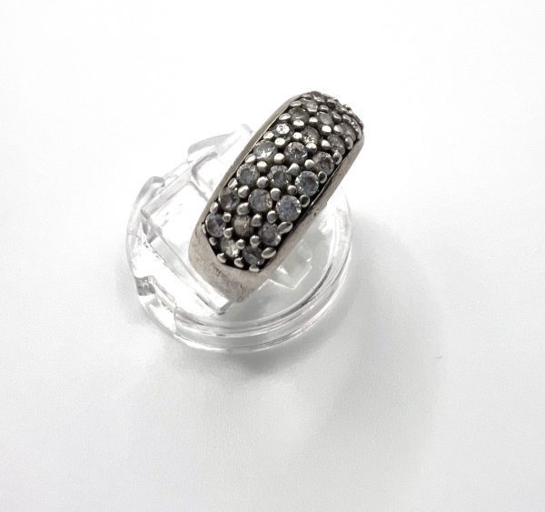Vintage white cubic zirconia ring - Image 2