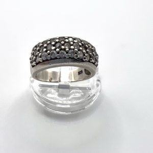Vintage white cubic zirconia ring