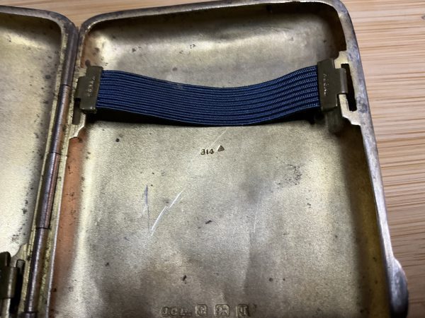 Vintage sterling silver cigarette case - Image 3