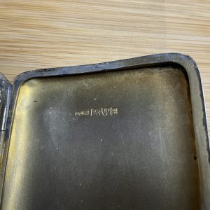 Vintage sterling silver cigarette case early 1900s