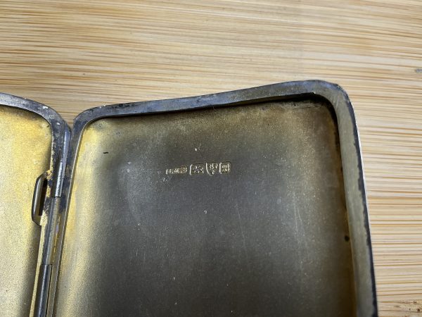 Vintage sterling silver cigarette case early 1900s