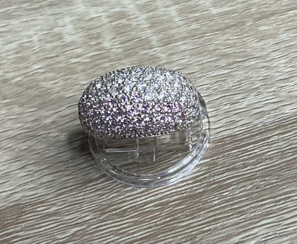 Chunky silver dome ring - Image 3