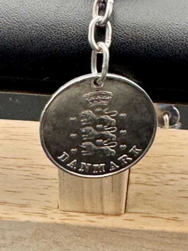 7” sterling silver Denmark vintage bracelet - Image 7