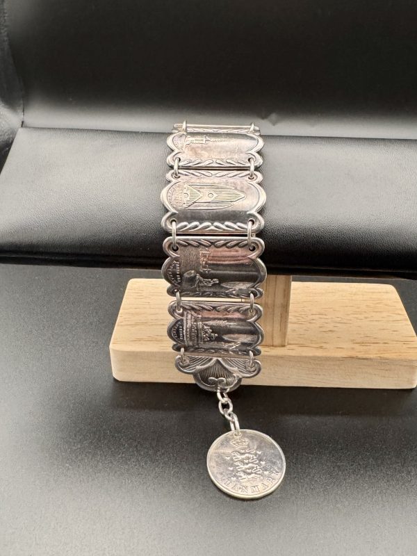 7” sterling silver Denmark vintage bracelet