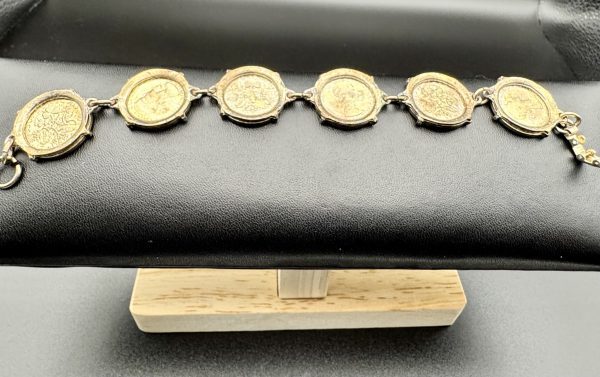 1960 vintage British six pence coin bracelet - Image 3