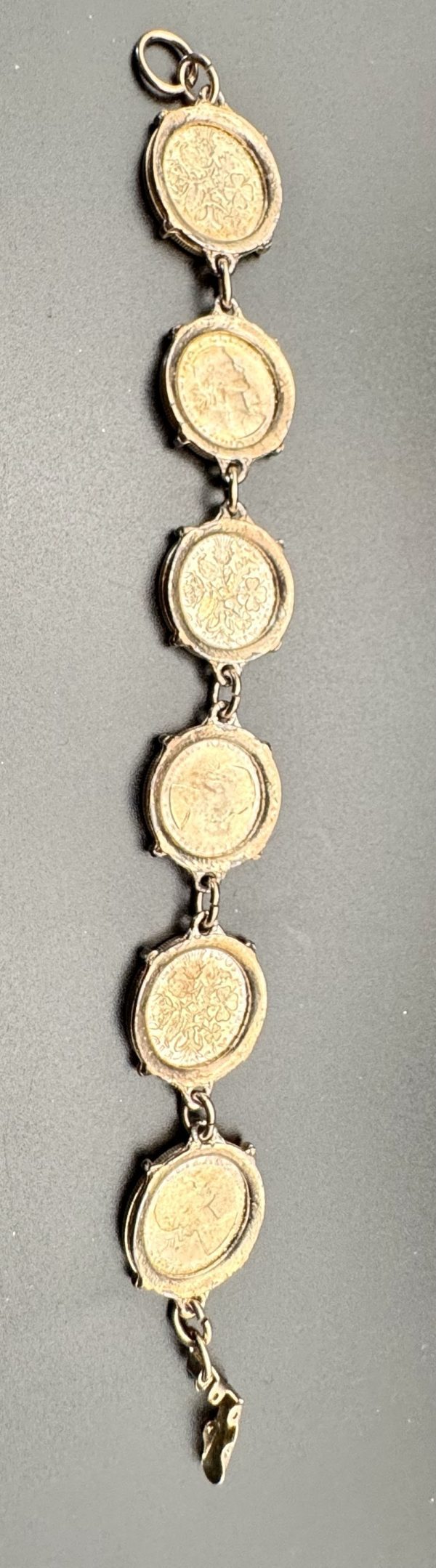 1960 vintage British six pence coin bracelet - Image 5