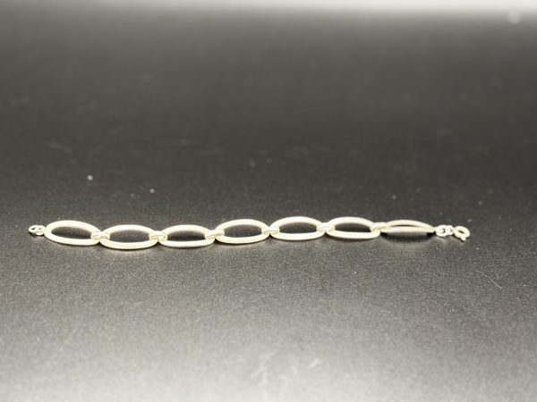 6” Sterling silver oval link bracelet - Image 4
